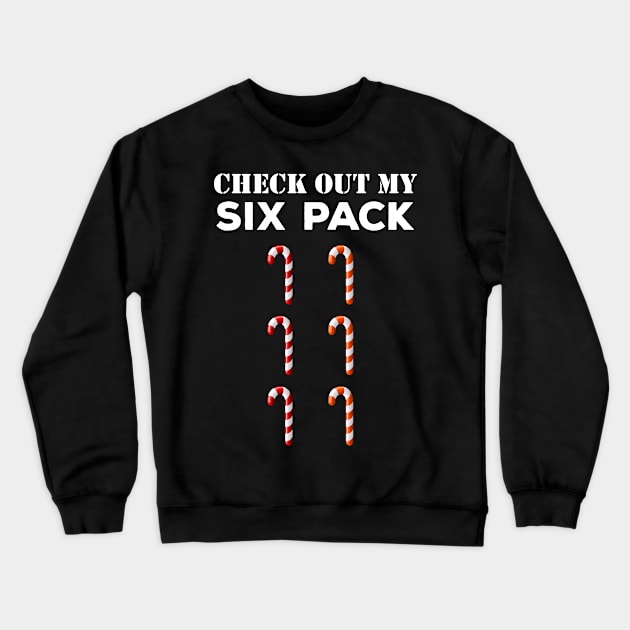 Check out my six pack candy cane Crewneck Sweatshirt by madani04